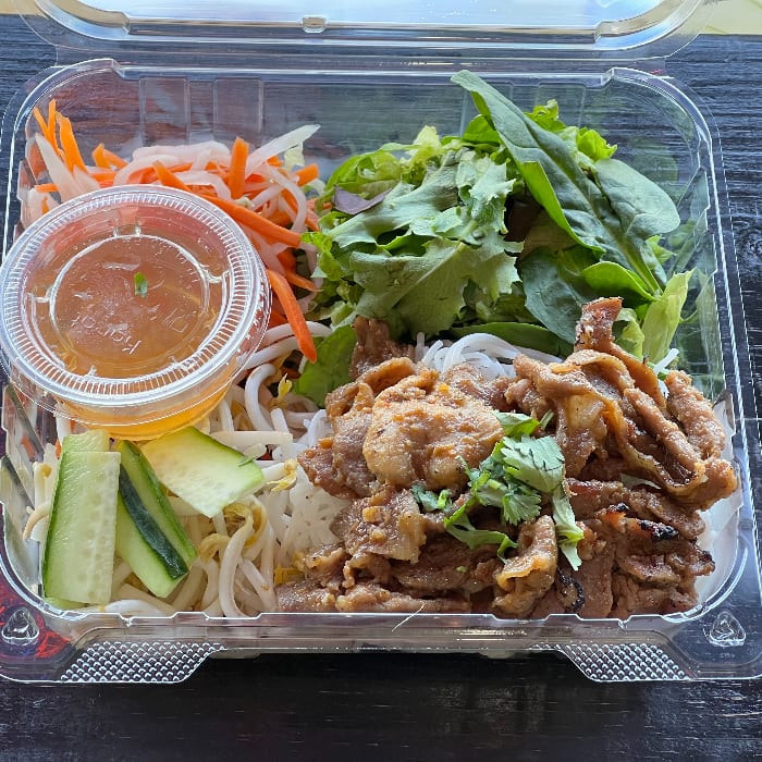 Grilled Pork Bánh Mì Bowl.