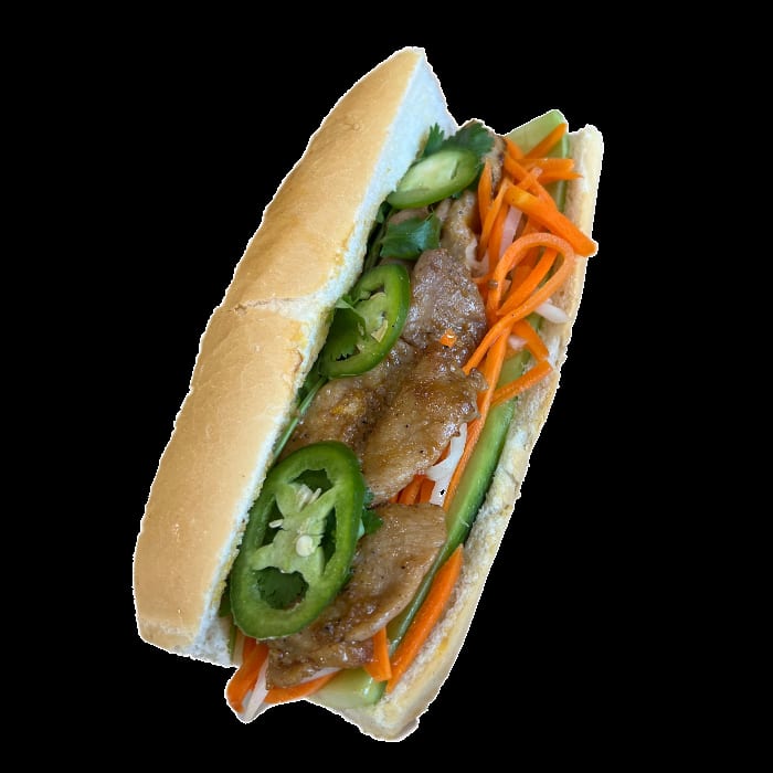 Grilled Pork Sandwich.